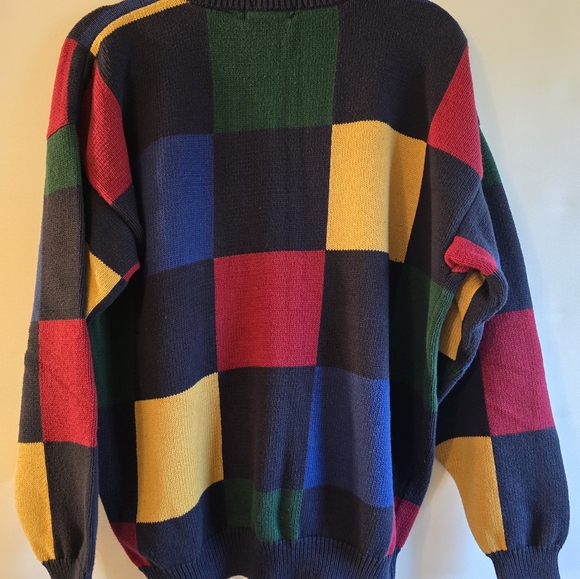 PAYNE STEWART RETRO MEN'S CREW NECK SWEATER COLORBLOCK SIZE XL - Picture 2 of 6